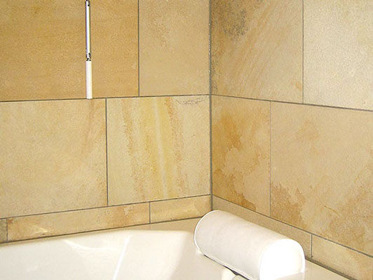 solnhofener platten im badezimmer, solnhofener - beispiele - formatplatten, Innenarchitektur